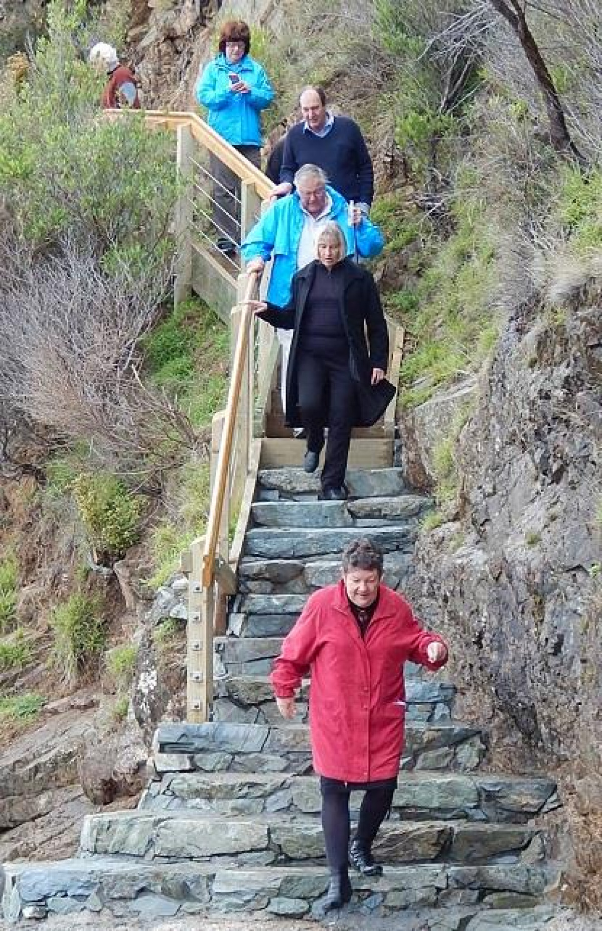 Kaitiaki o Te Taiao - Photo's  - Karaka Point Stairs Upgrade to the Bay 