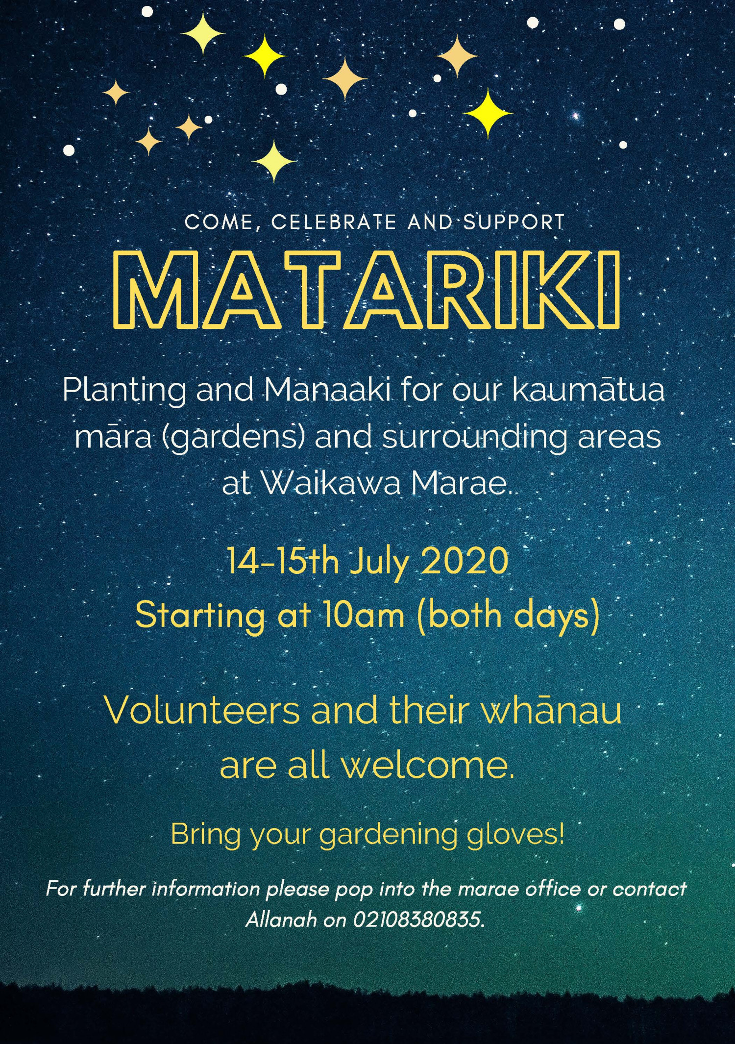 Matariki ki Waikawa Marae - General News | Pānui | Te Ātiawa o Te Waka ...