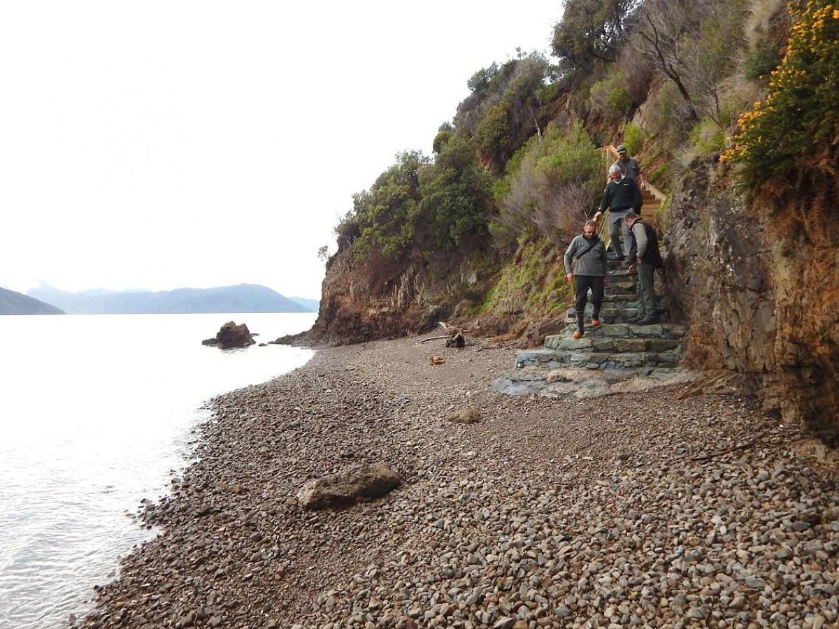 Kaitiaki o Te Taiao - Photo's  - Karaka Point Stairs Upgrade to the Bay 